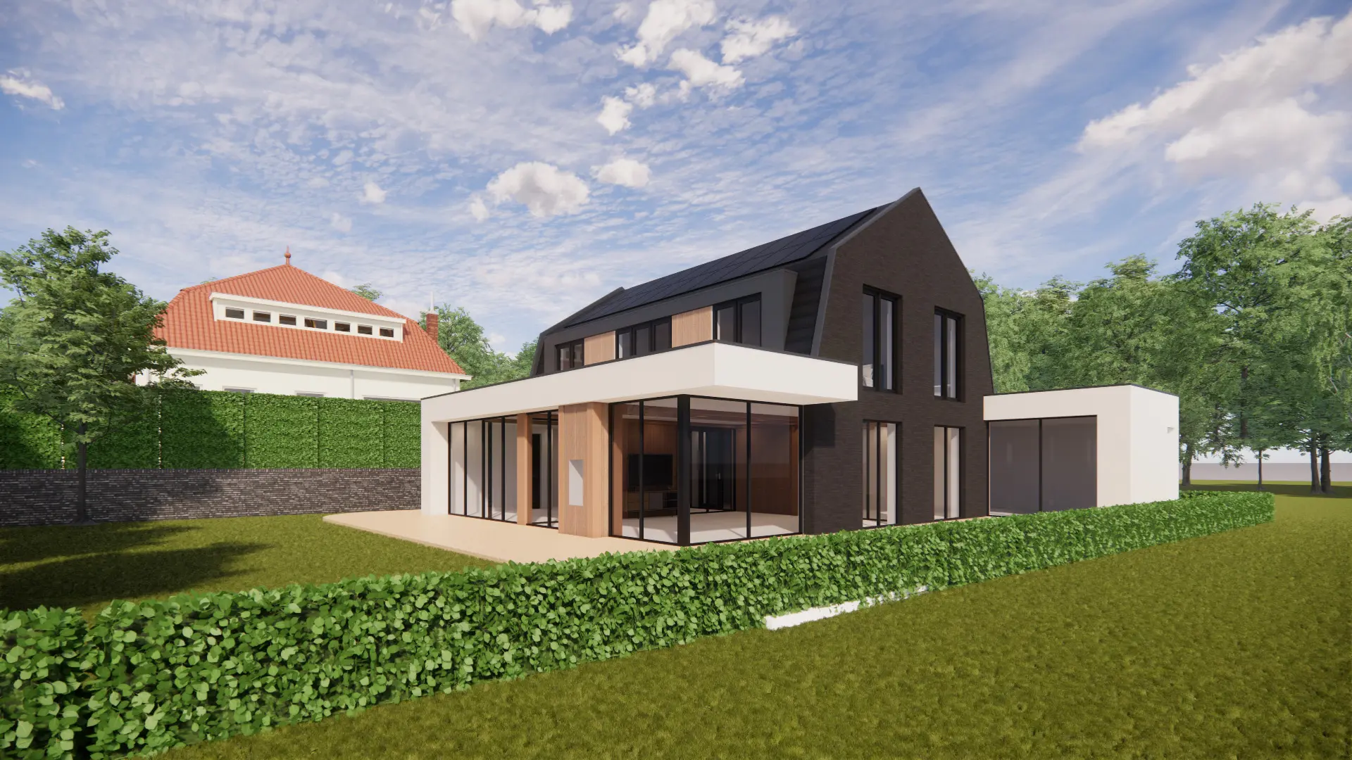 Moderne vrijstaande woning plan galerij 1