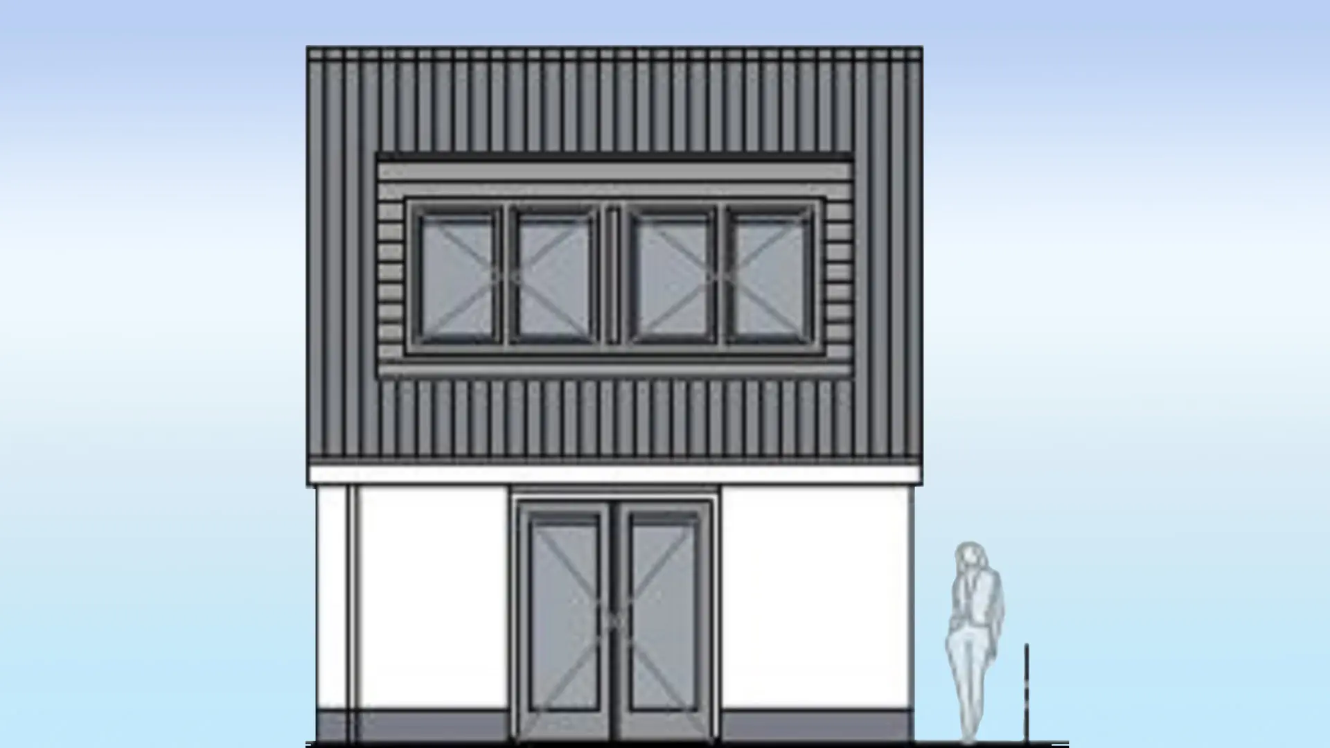 Vakantiehuis dronten plan galerij 1