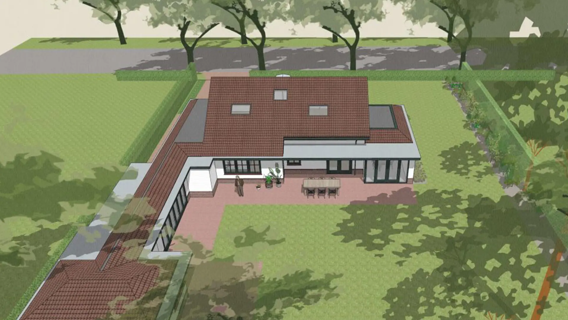 Uitbreiding en renovatie villa driebergen plan galerij 1
