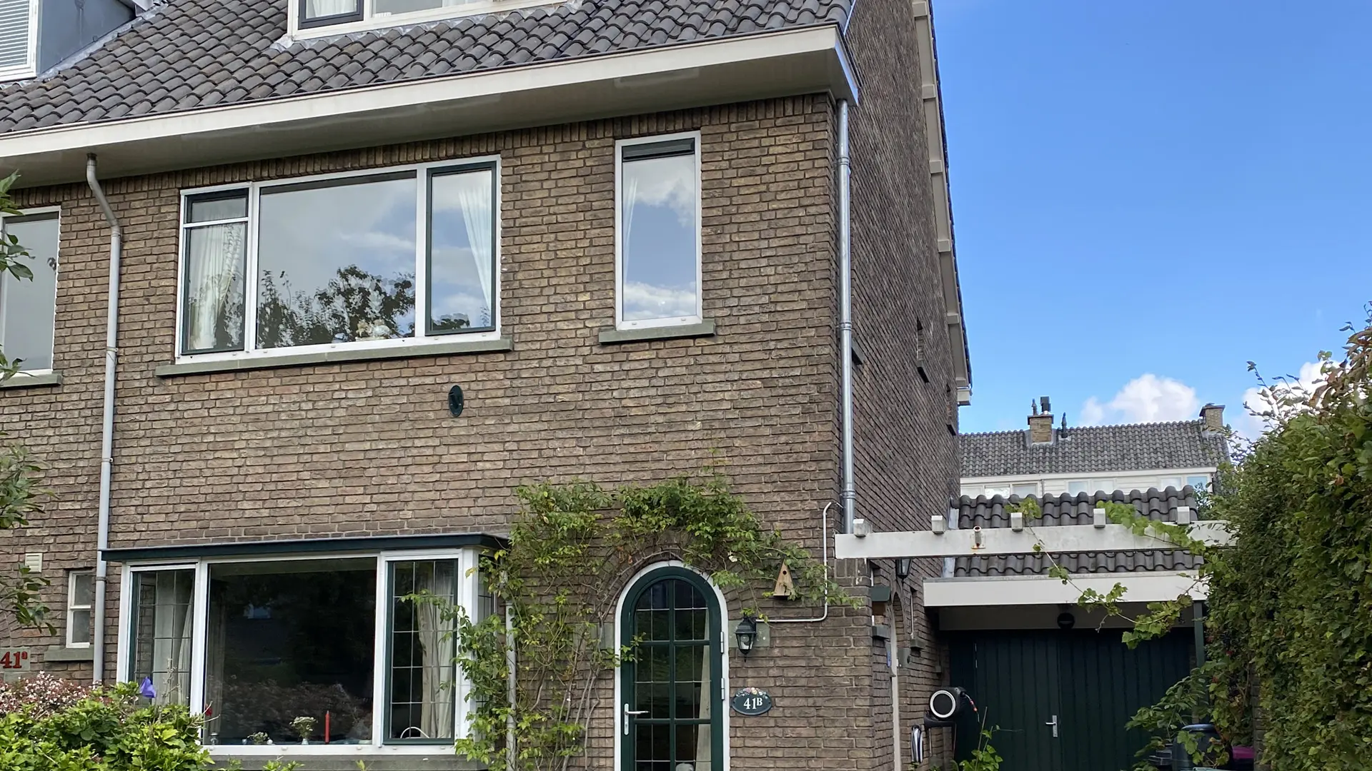 Uitbouw woonhuis voorburg project foto