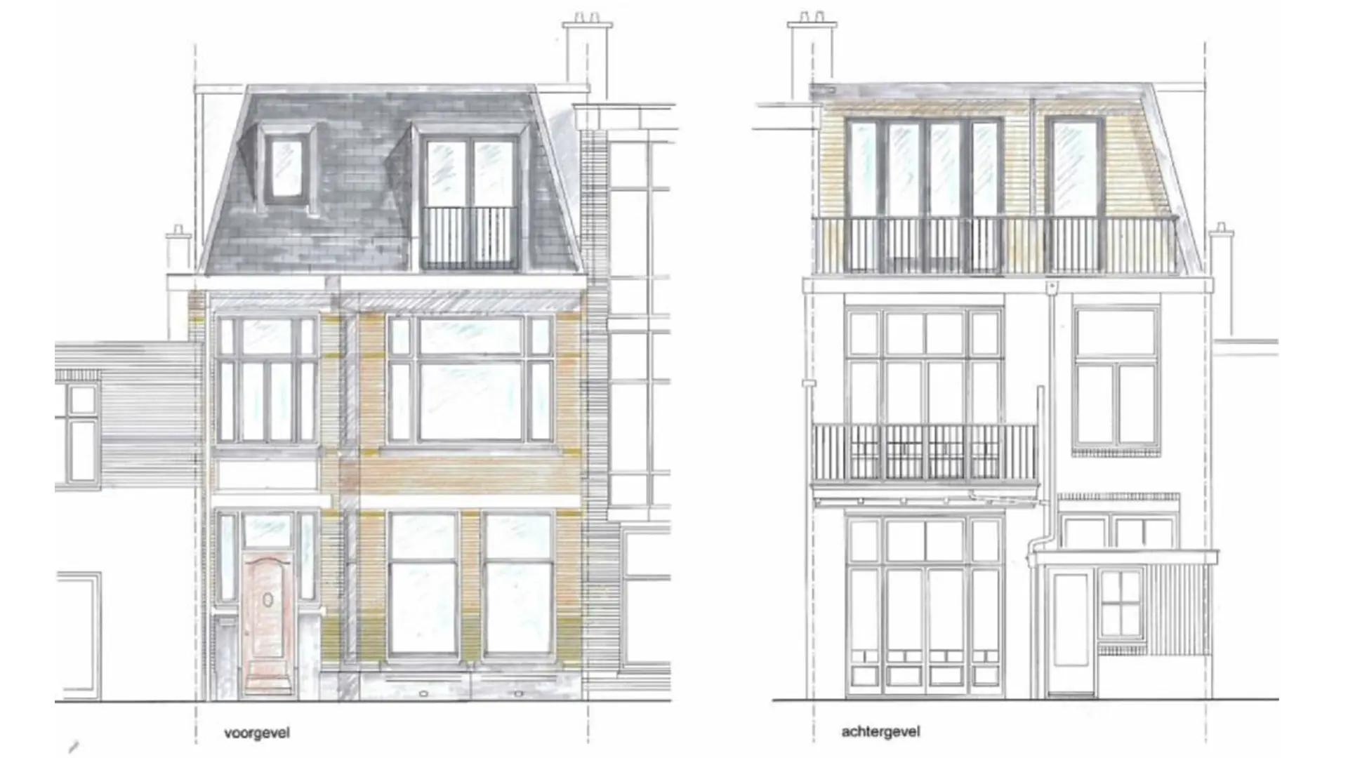 Klassieke dakopbouw plan galerij 1