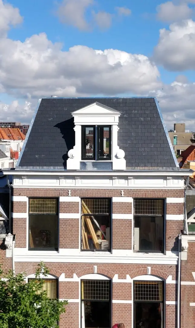 Dakopbouw met klassieke details plan galerij 1